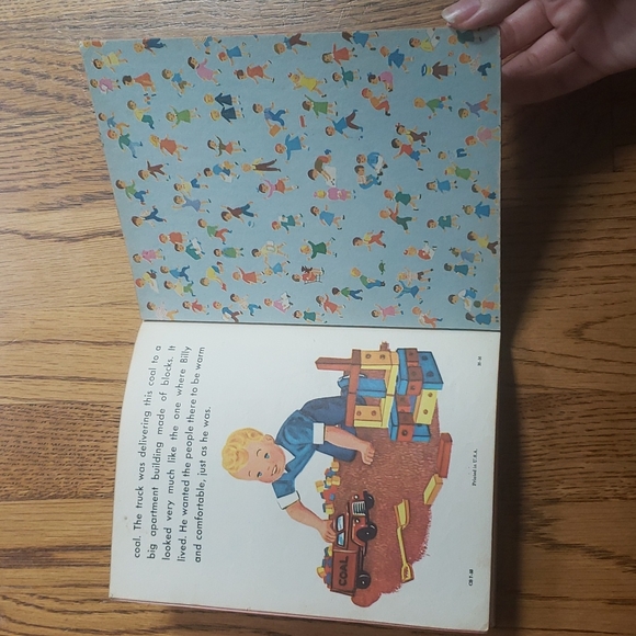 Vintage 50s-60s The Big Coal Truck Hardcover Children's Book - Picture 5 of 5